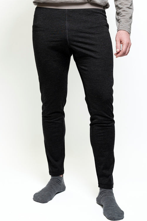 Woolwear Skiundertøj Sæt Herre - Antilope/Koksgrå Melange -