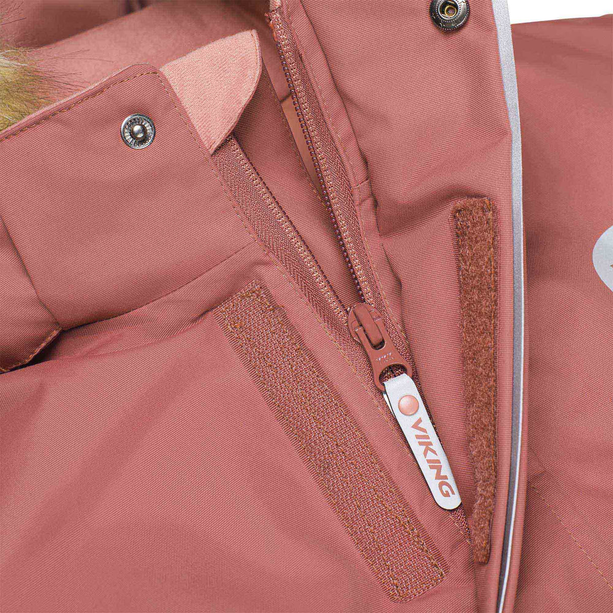 Viking Play Winter Playsuit Thermal Børneflyverdragt - Dark Pink