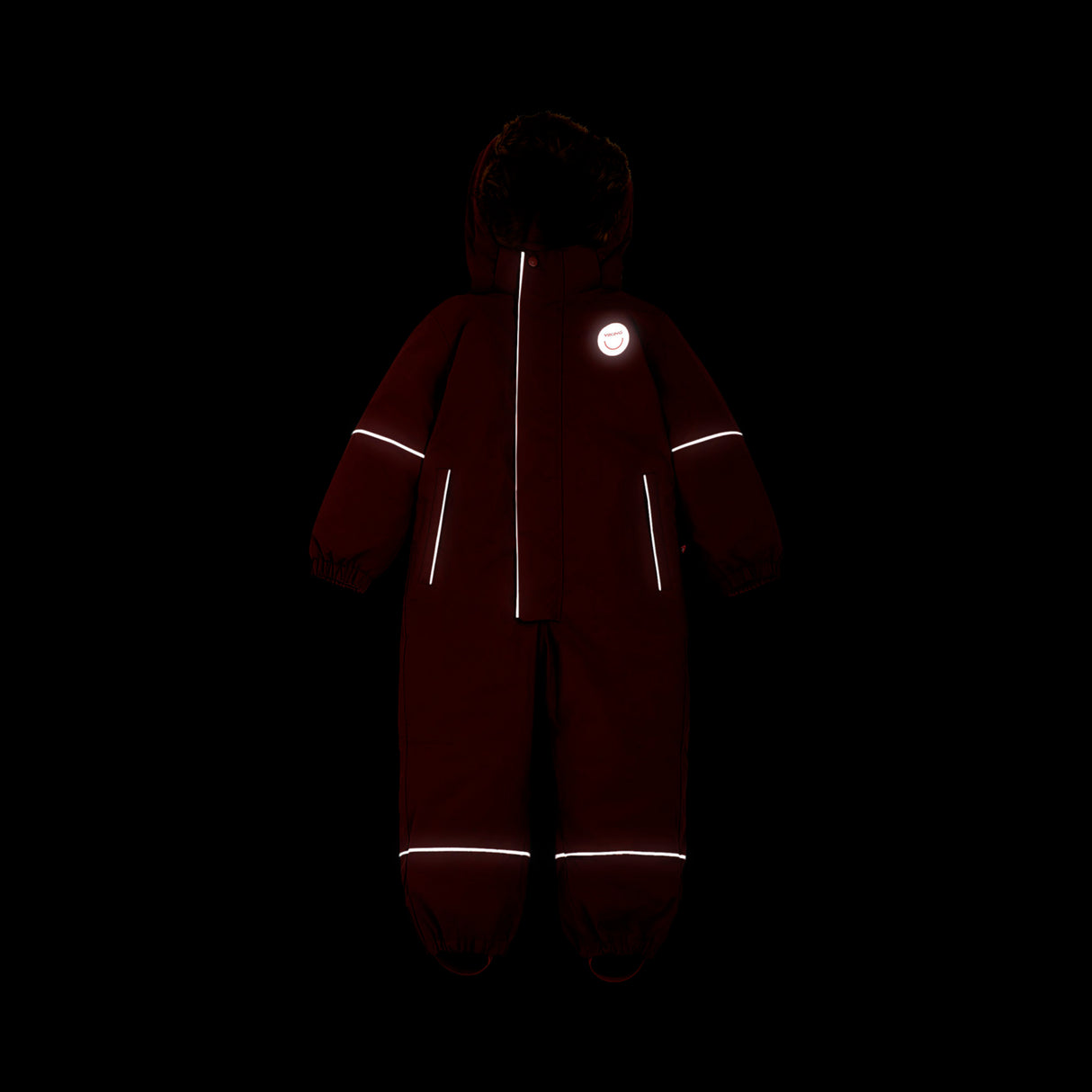 Viking Play Winter Playsuit Thermal Børneflyverdragt - Dark Pink