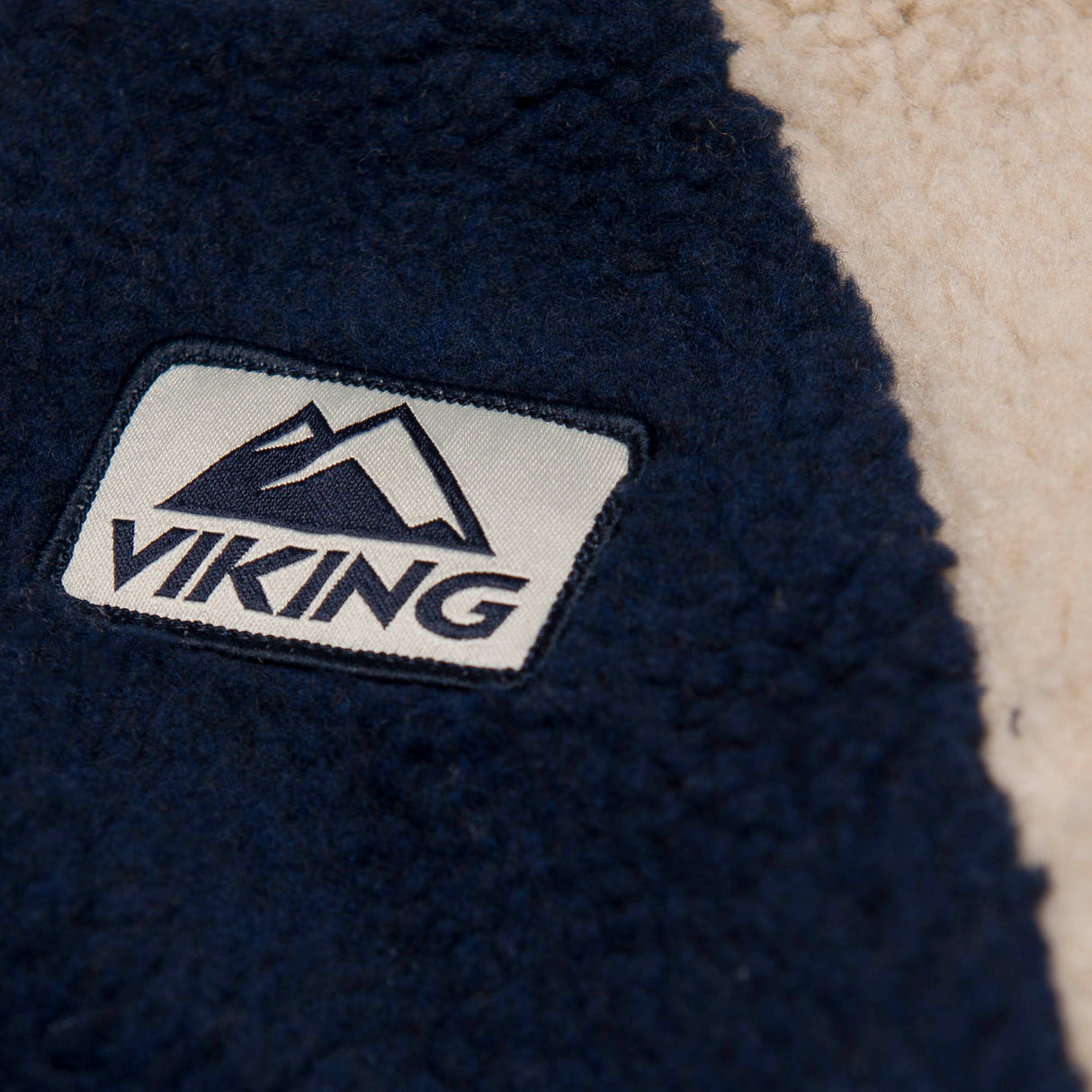 Viking Play Reversible Pile Jacket Vendbar Børnejakke - Navy -