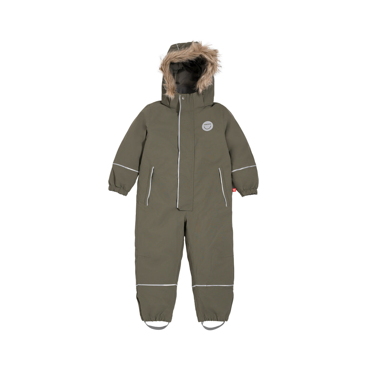 Viking Play Winter Playsuit Thermal Børneflyverdragt - Olive - Olive