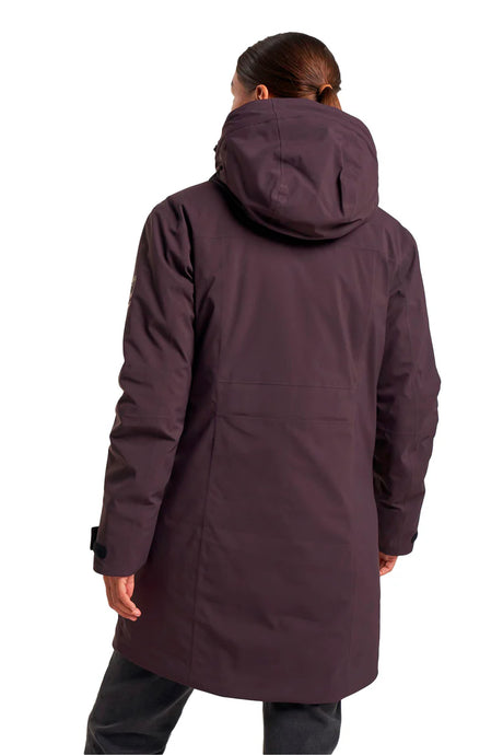 Tenson Eve Jacket Women Frakke Dame - Aubergine -