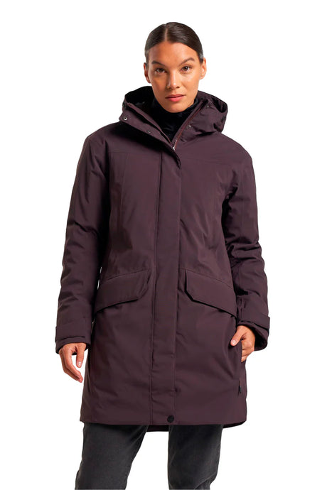 Tenson Eve Jacket Women Frakke Dame - Aubergine - Aubergine