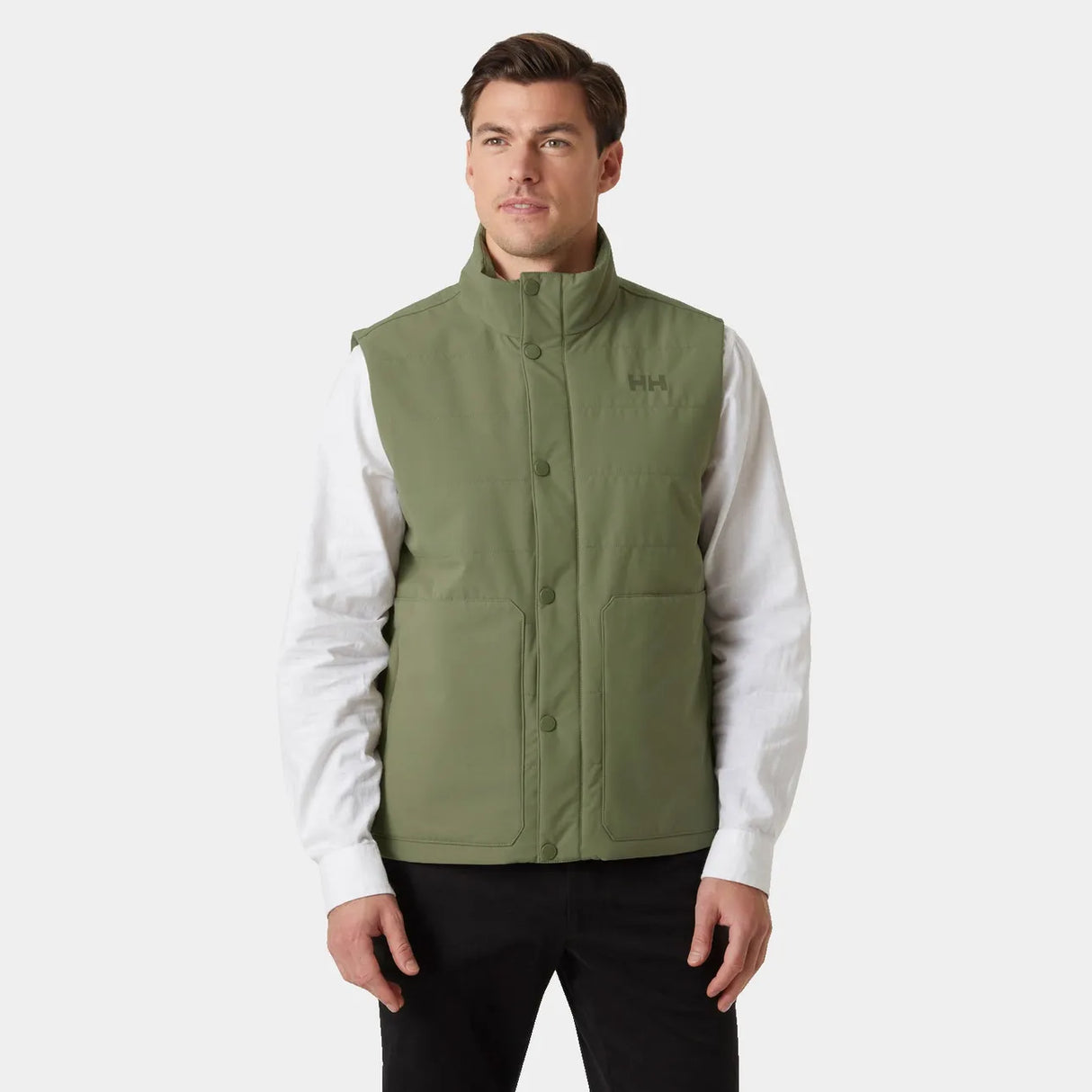 Helly Hansen Men's Escape Insulated Vest Herre - Lav Green - Lav Green