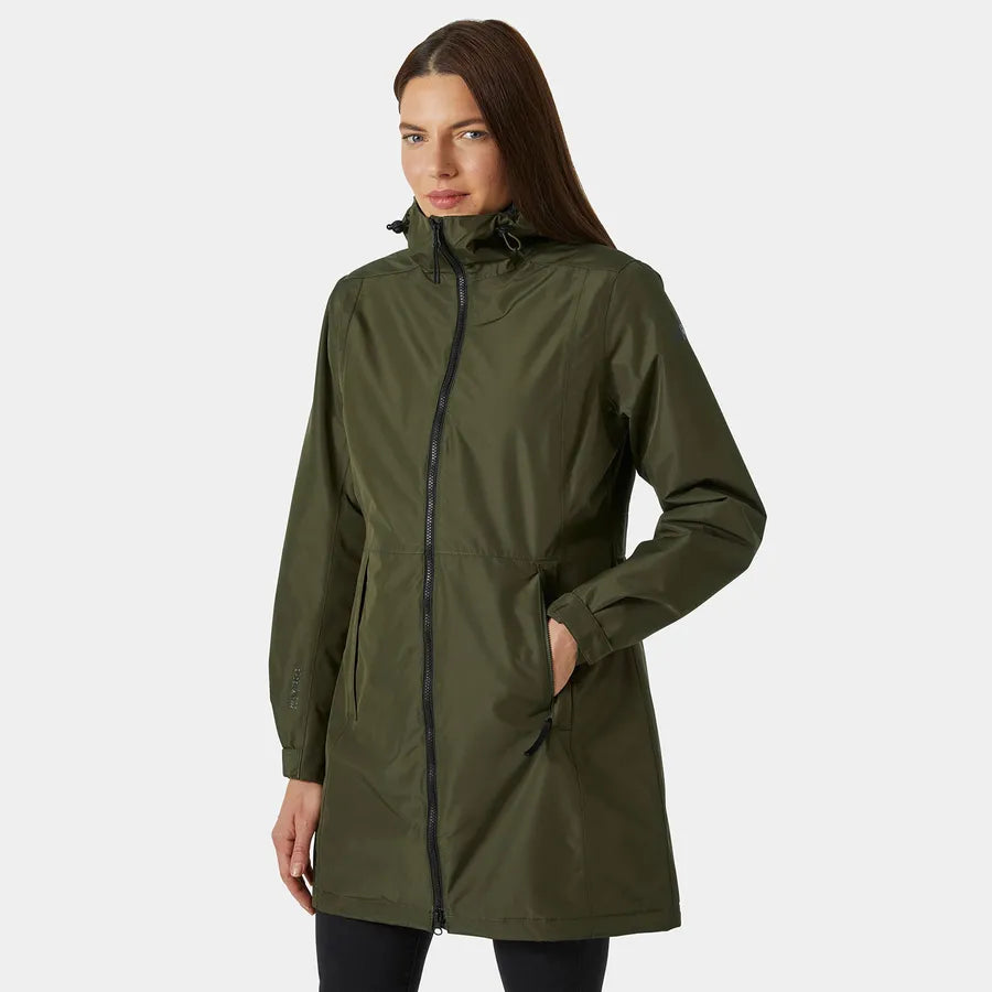 Helly Hansen Women's Lisburn Insulated Coat Regnfrakke Dame - Utility Green -