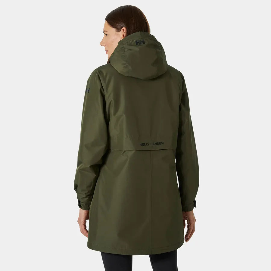 Helly Hansen Women's Lisburn Insulated Coat Regnfrakke Dame - Utility Green -