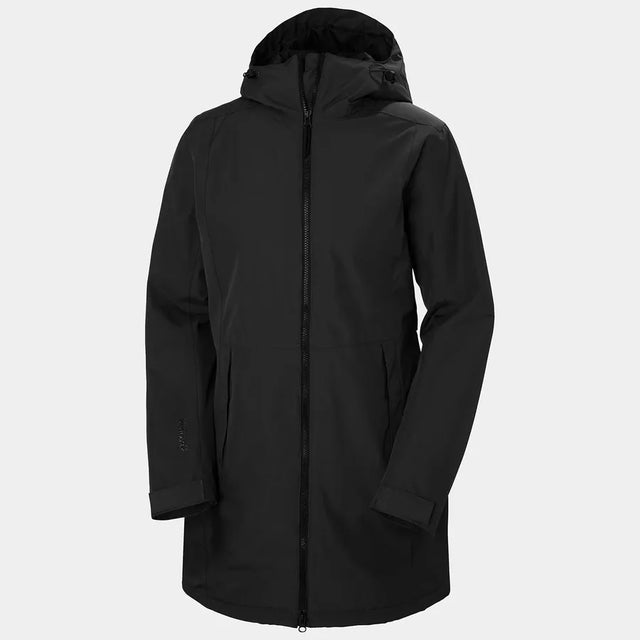 Helly Hansen Women's Lisburn Insulated Coat Regnfrakke Dame - Black - Black