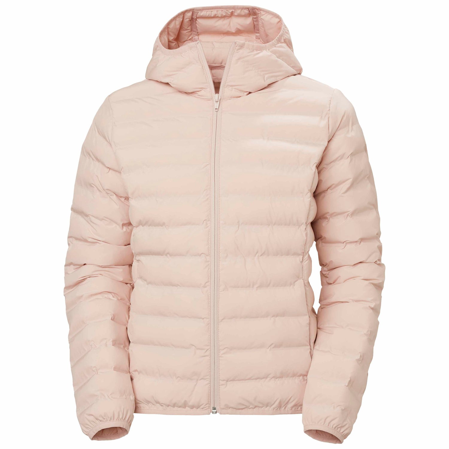 Helly Hansen W Hooded Mono Material Insulator Damejakke - Rose Smoke M