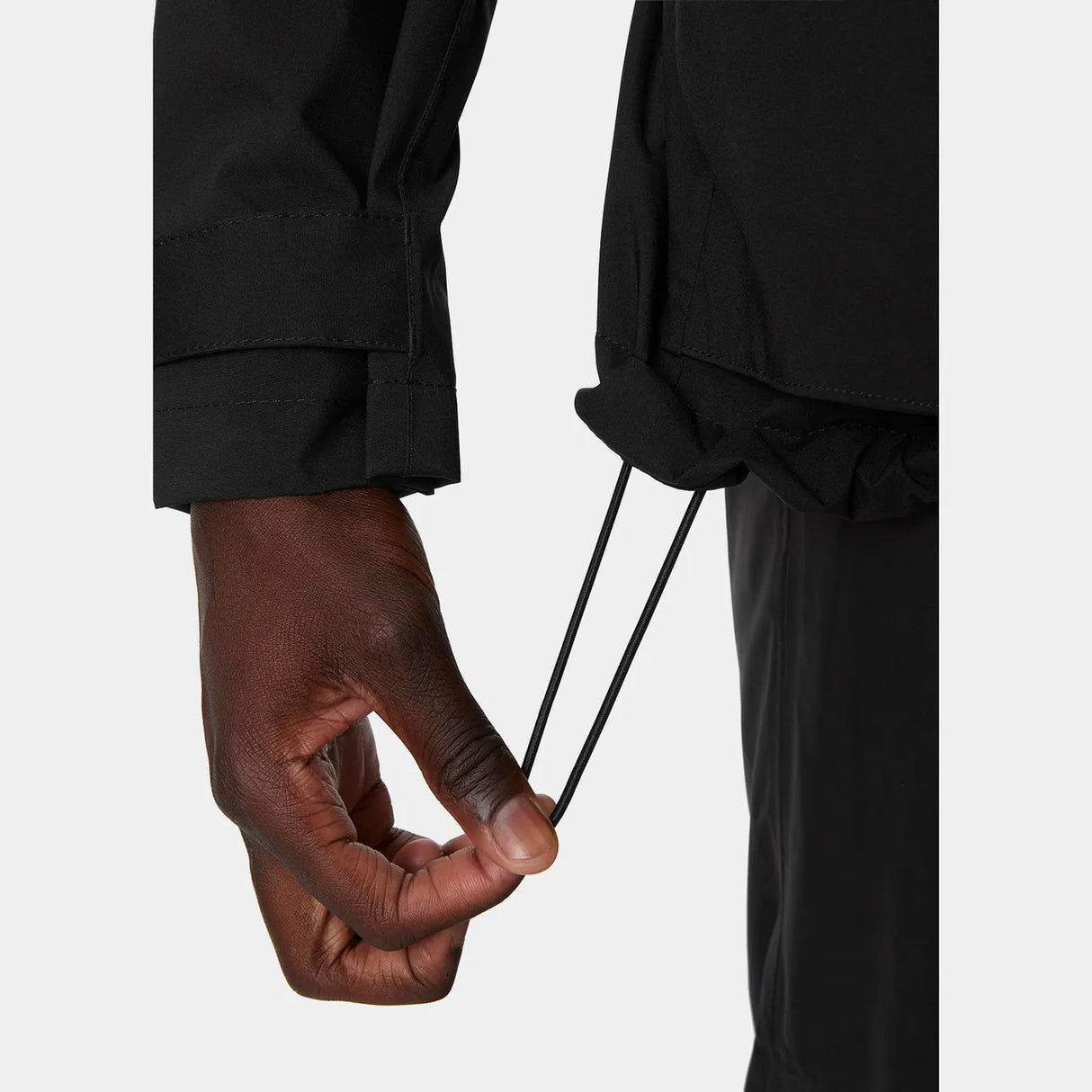 Helly Hansen Men's Move Hooded Rain Jacket Regnjakke Herre - Black -