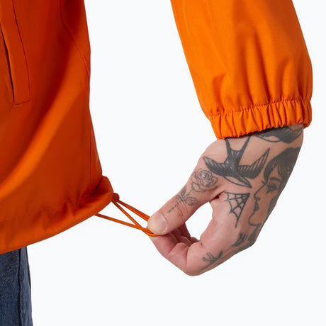 Helly Hansen Men's Vancouver Regnsæt Herre - Orange Peel / Black -