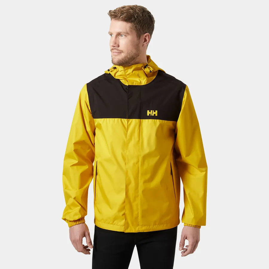 Helly Hansen Men's Vancouver Rain Jacket Regnjakke Herre - Gold Rush - Gold Rush