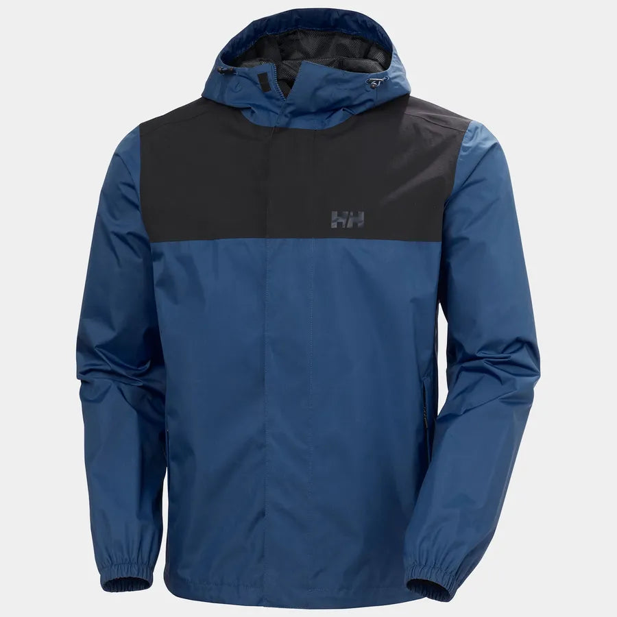 Helly Hansen Men's Vancouver Regnsæt Herre - Ocean / Black -