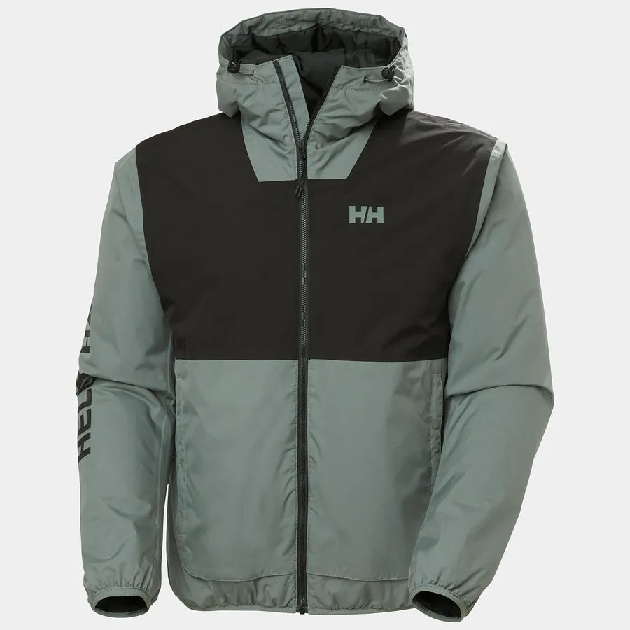 Helly Hansen Men's Ervik Insulated Rain Jacket Regnjakke Herre - Grey Cactus