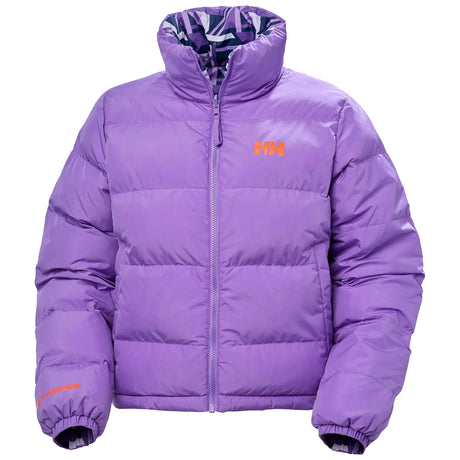 Helly Hansen Women's YU 23 Reversible Puffer Dunjakke Dame - Electric Purple