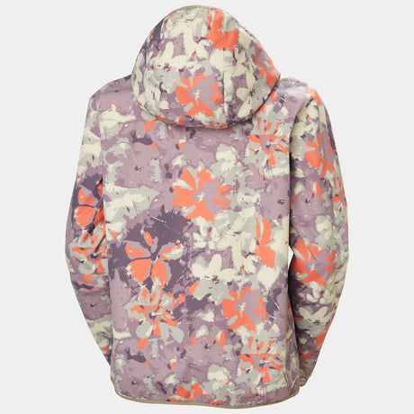 Helly Hansen Women's Graphic Rain Jacket Regnjakke Dame - Purple Clay -