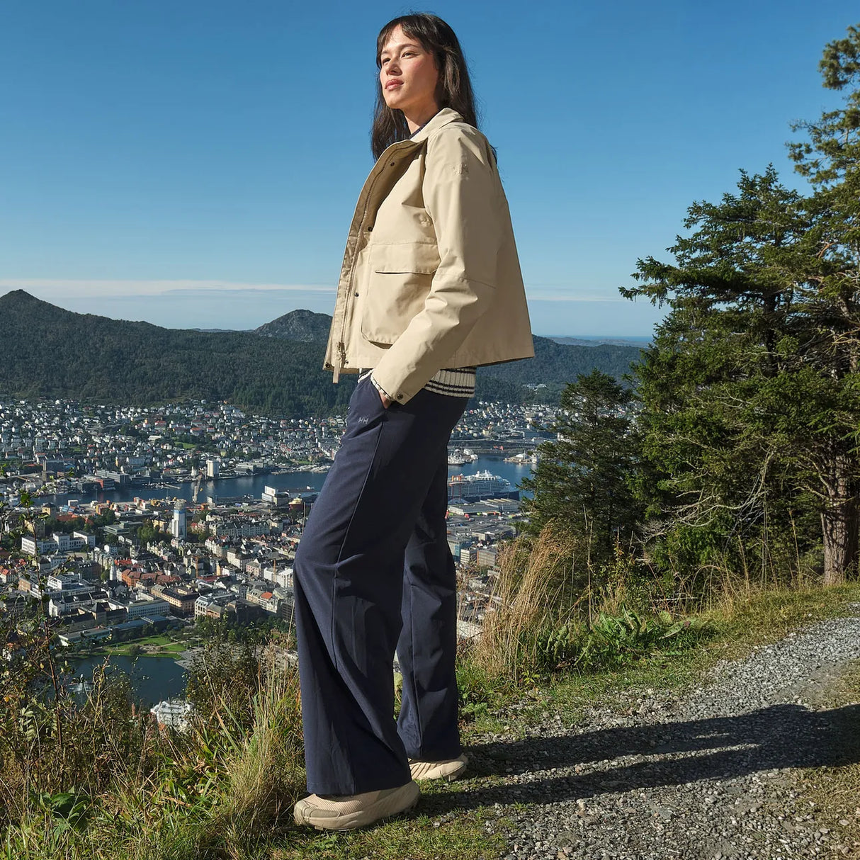 Helly Hansen Women's Thalia Wide Pants Bukser Dame - Navy -