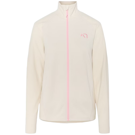 Kari Traa Kari Full-Zip Fleecejakke Dame - Bjerk White - Bjerk