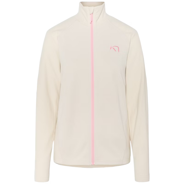 Kari Traa Kari Full-Zip Fleecejakke Dame - Bjerk White - Bjerk
