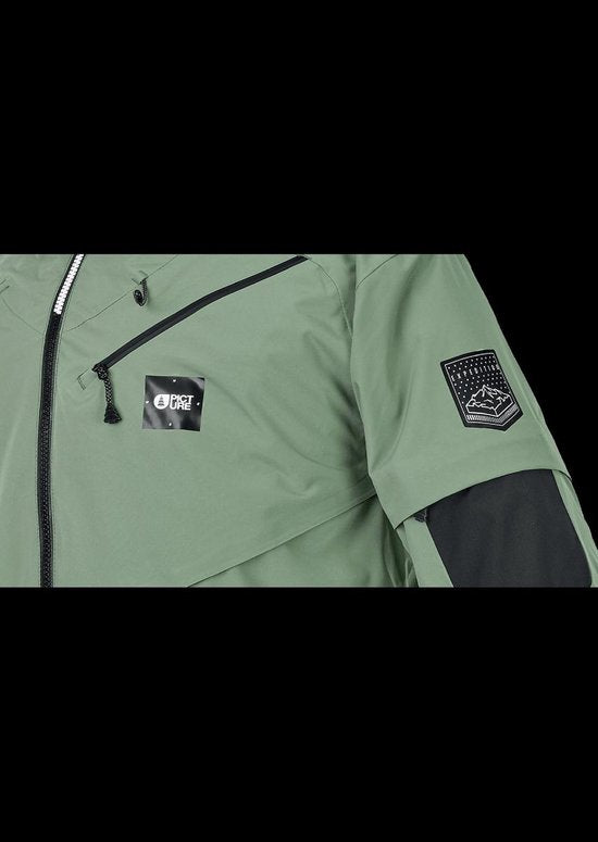 Picture Zephir Skijakke Herre - Army Green -