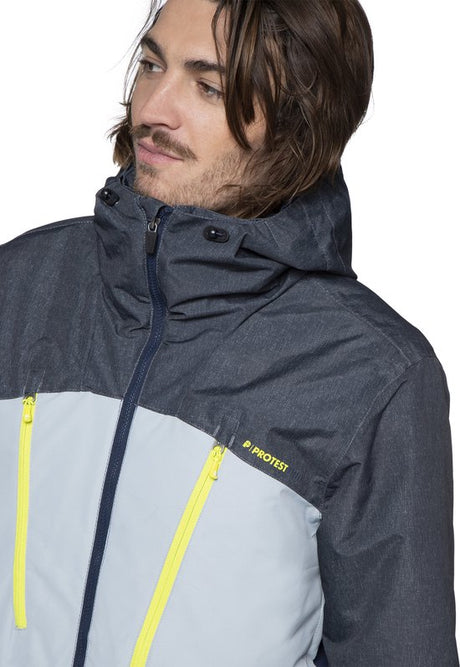 Protest Buston Jacket Skijakke Herre - Ground Blue -
