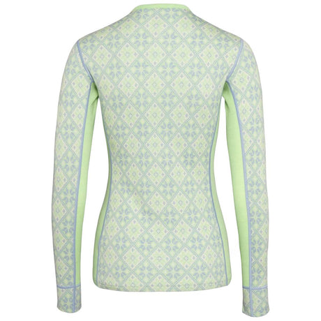 Kari Traa Rose Long Sleeve High Waist Skiundertøj Sæt Dame - Mint -