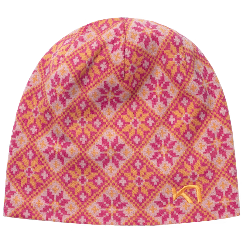 Kari Traa Rose Beanie Strikhue Dame - Berry Pink - Berry Pink One-size