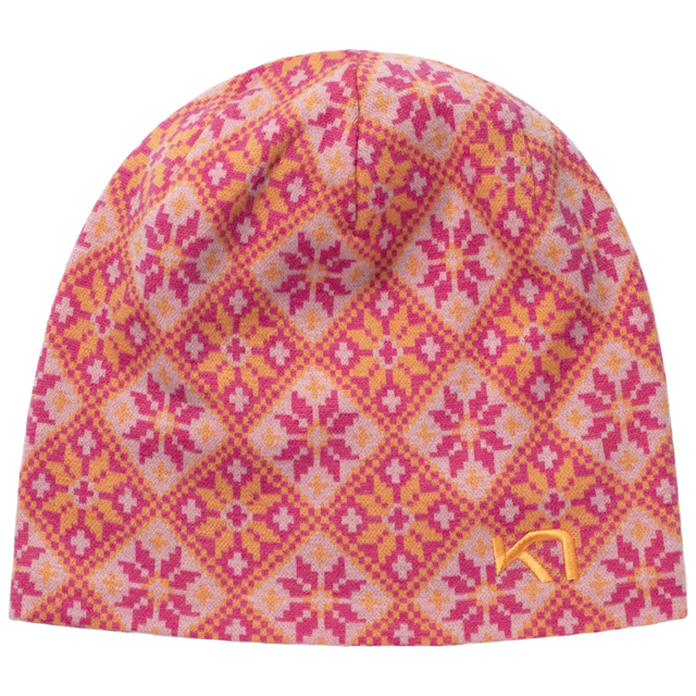 Kari Traa Rose Beanie Strikhue Dame - Berry Pink - Berry Pink One-size