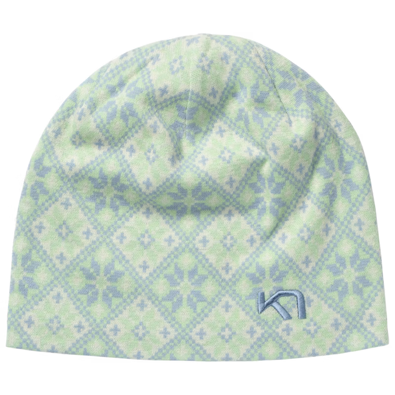 Kari Traa Rose Beanie Strikhue Dame - Mint - Mint One-size