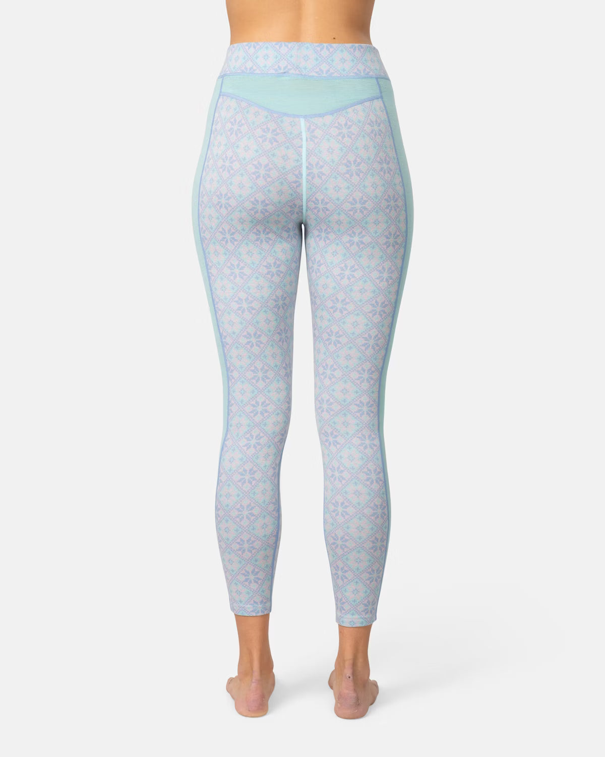 Kari Traa Rose Half Zip High Waist Skiundertøj Sæt Dame - Wave -