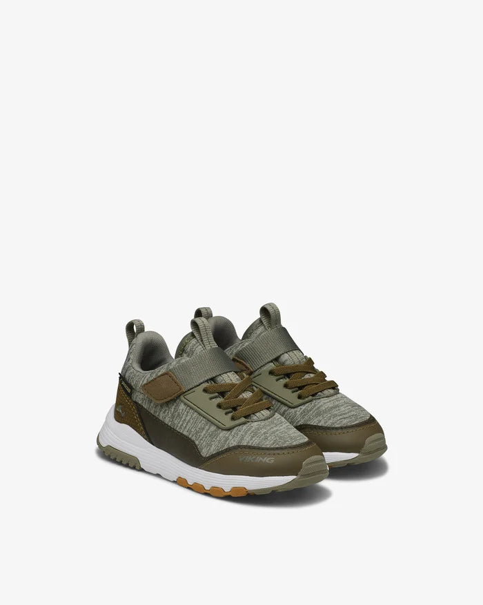 Viking Arendal Low GTX Kids Active Sneaker Børn - Olive/Light Green -
