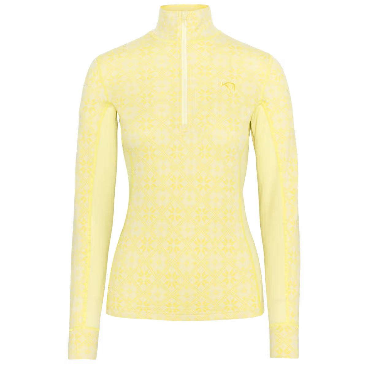 Kari Traa Rose Half Zip Skiundertrøje Dame - Yellow -