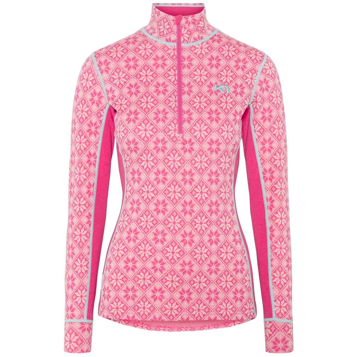 Kari Traa Rose Half Zip High Waist Skiundertøj Sæt Dame - Spink -