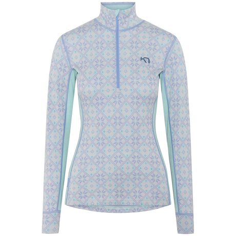 Kari Traa Rose Half Zip High Waist Skiundertøj Sæt Dame - Wave -