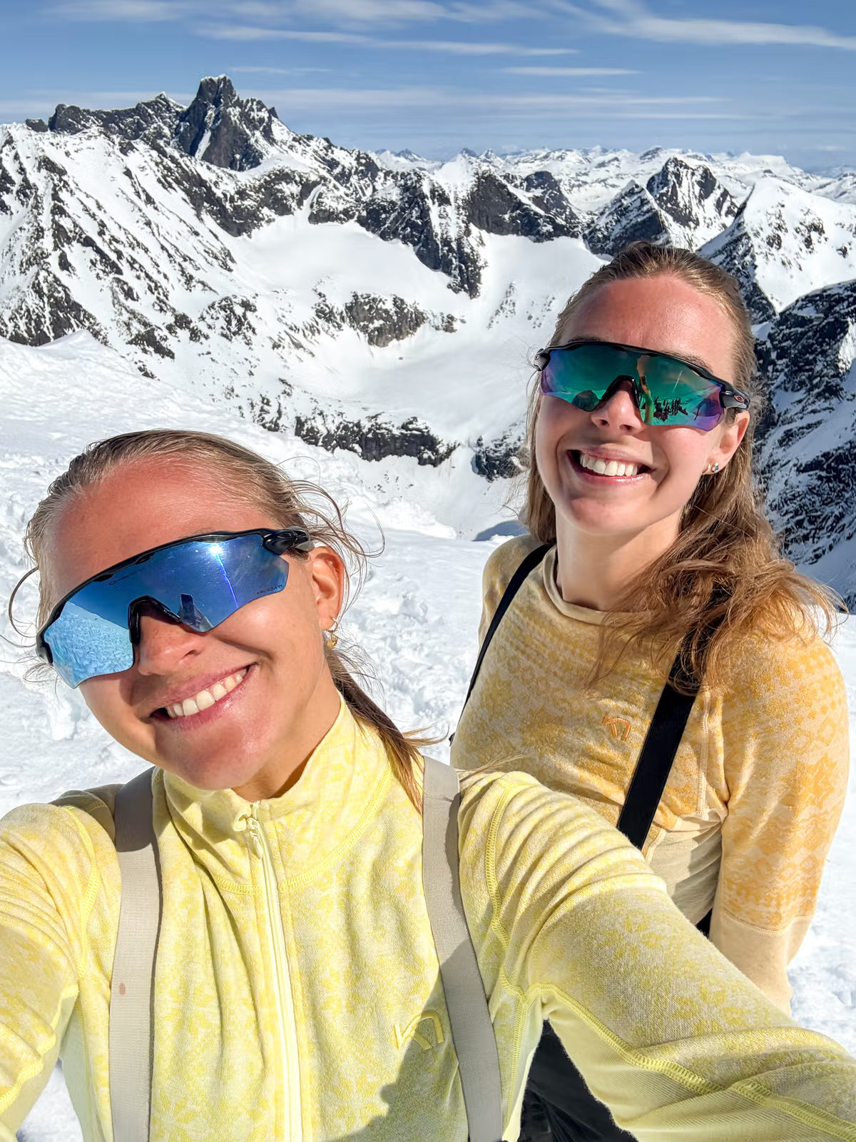 Kari Traa Rose Half Zip Skiundertrøje Dame - Yellow -