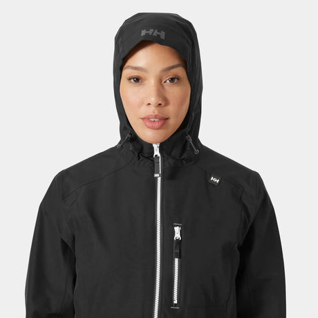 Helly Hansen Women's Long Belfast Jacket Regnjakke Dame - Black -