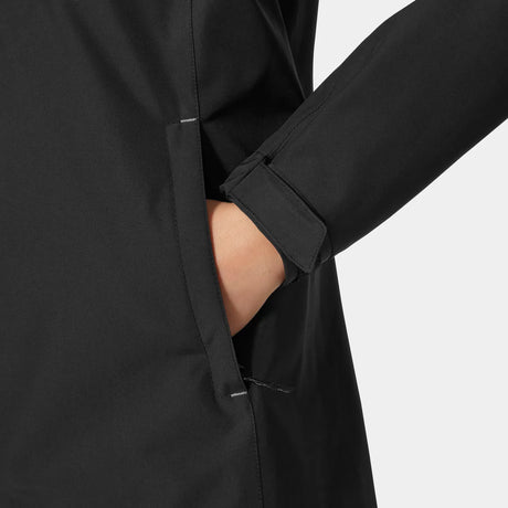 Helly Hansen Women's Long Belfast Jacket Regnjakke Dame - Black -