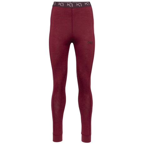 Kari Traa Klara High Waist Pant Højtaljede Skiunderbukser Dame - Rouge Red