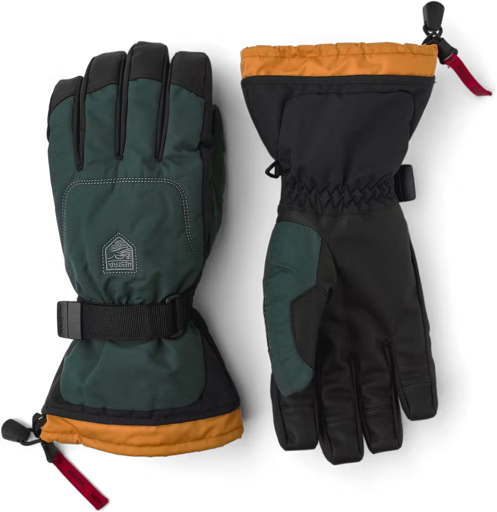 Hestra Gauntlet Sr 5-finger Skihandsker Dame / Herre - Bottle Green - Bottle Green