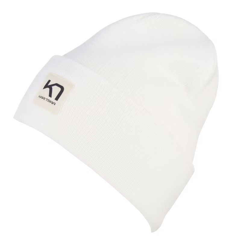 Kari Traa Røthe Beanie Hue Dame - Bright White - Bright White One-size