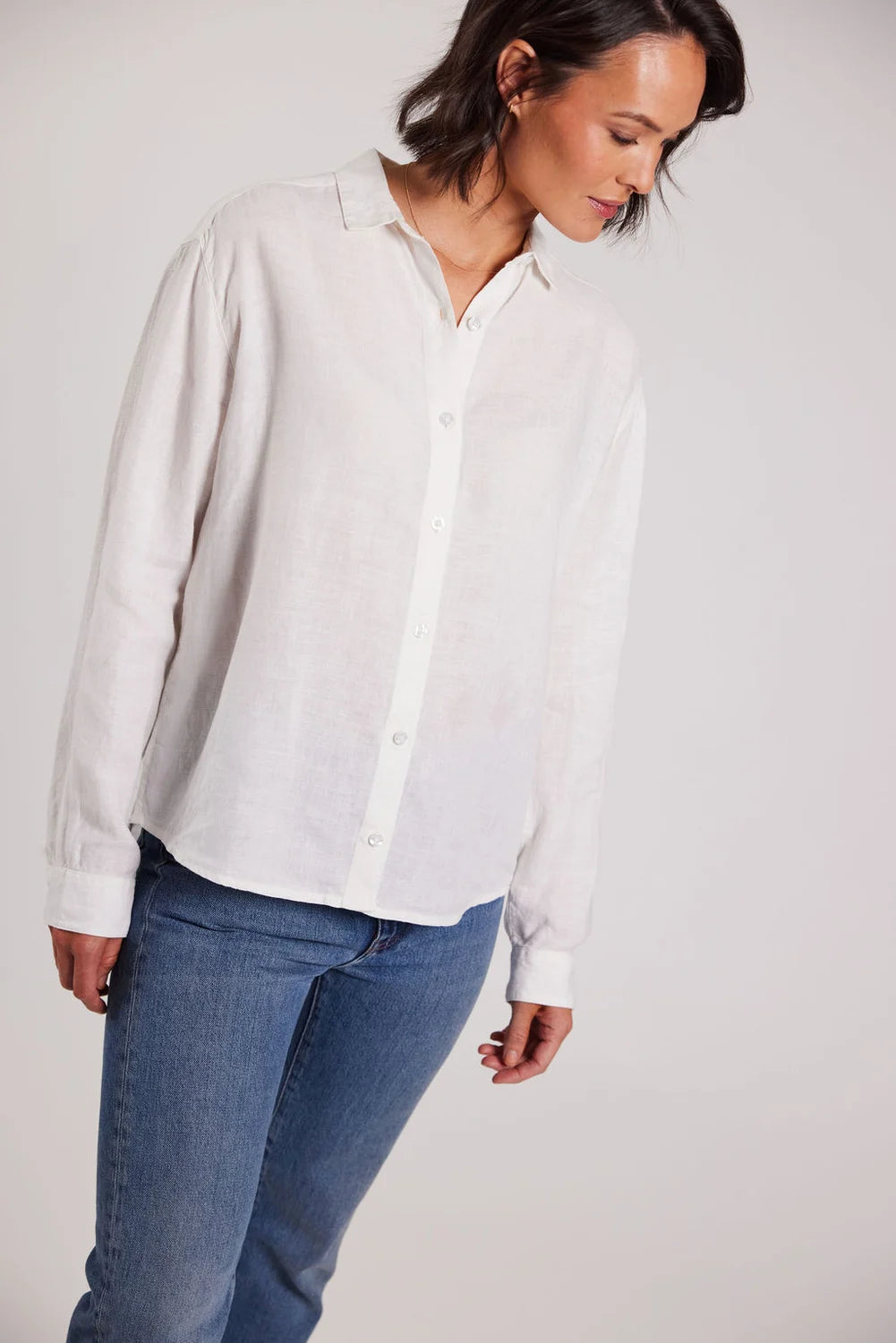 Sebago Linen Blouse Hørskjorte Dame -