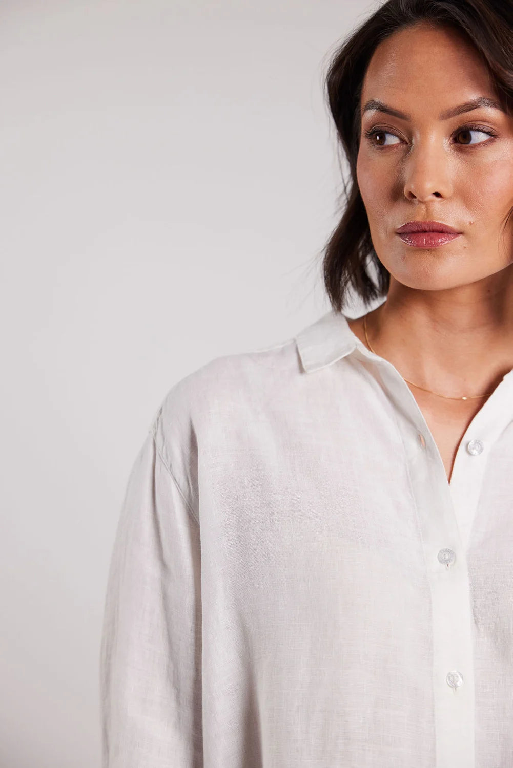 Sebago Linen Blouse Hørskjorte Dame -