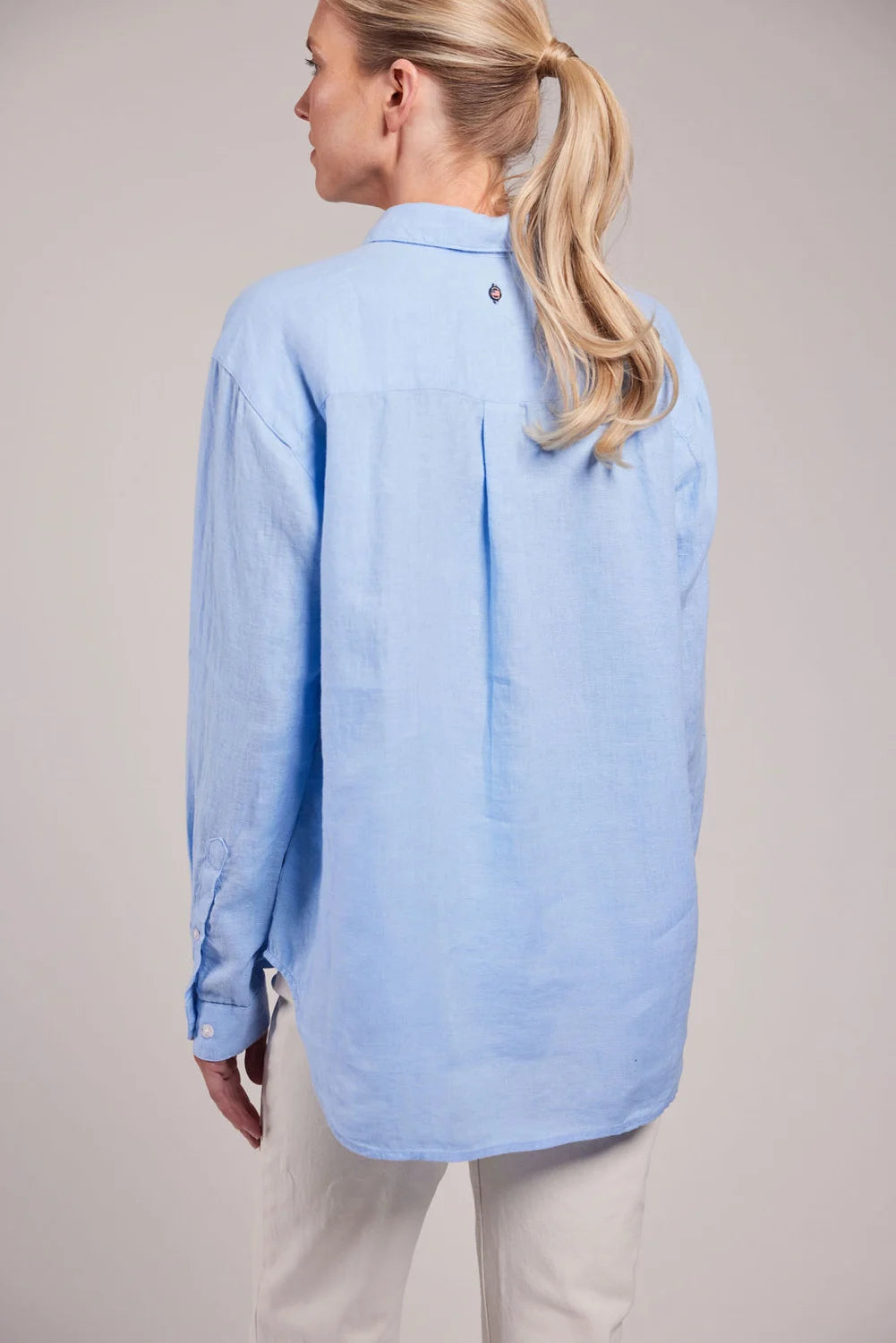 Sebago Linen Blouse Hørskjorte Dame -