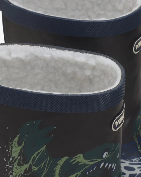Viking Jolly Print Warm Kids Termostøvler Børn - Blue / Multi -