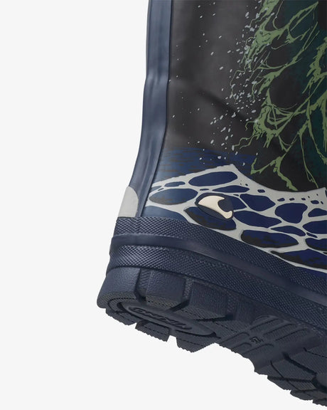 Viking Jolly Print Warm Kids Termostøvler Børn - Blue / Multi -