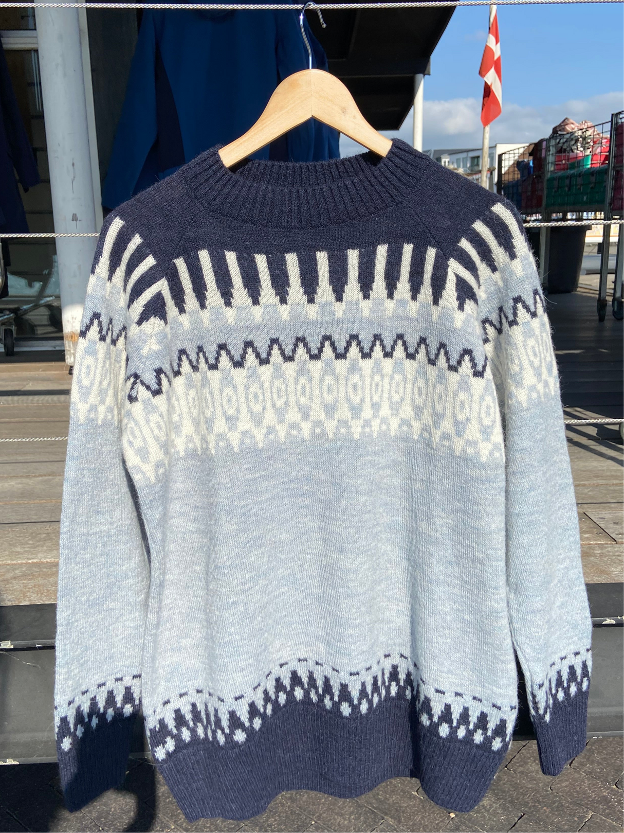 Sea Ranch SR_Kari Striktrøje Dame - Blue Fog -