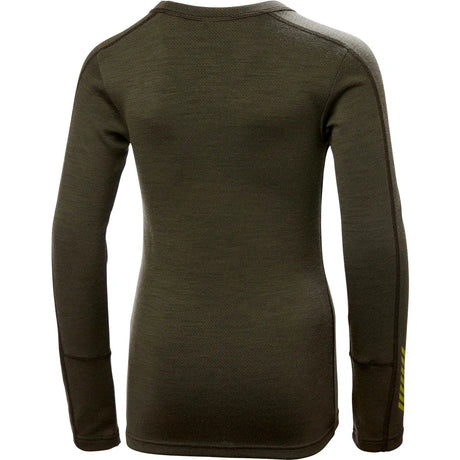 Helly Hansen Juniors' LIFA® Merino Midweight Base Layer Set Skiundertøj Børn - Utility Green -