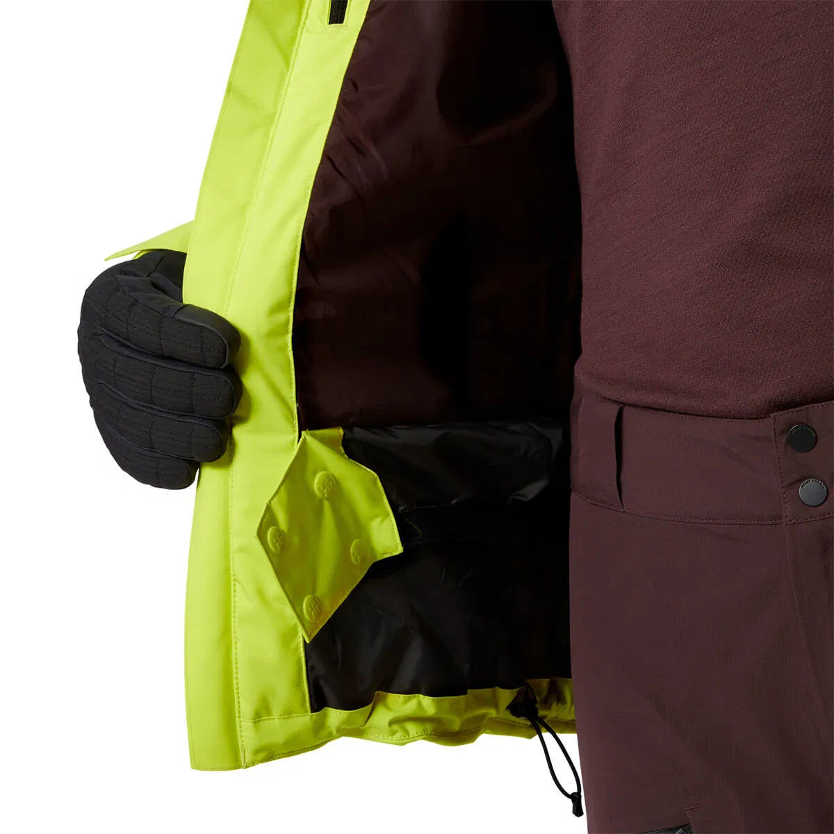 Helly Hansen Men's Powderface Insulated Ski Jacket Skijakke Herre - Sweet Lime -