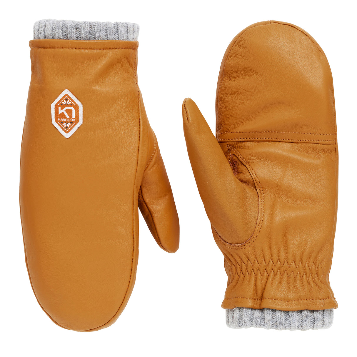 Kari Traa Himle Mittens Vanter Dame - Beige - Beige