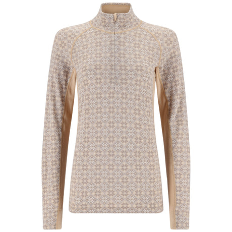 Kari Traa Rose Light Half Zip Skiundertøj Sæt Dame - Oat Beige -