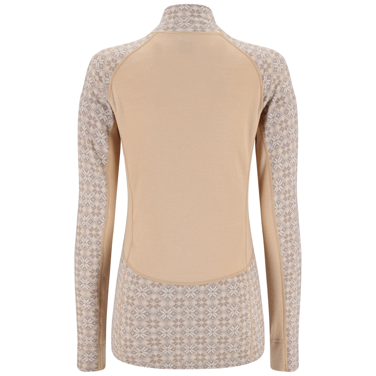 Kari Traa Rose Light Half Zip Skiundertrøje Dame - Oat Beige -